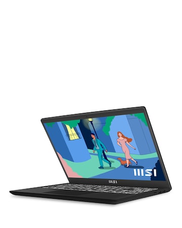 MSI Modern 15.6in Laptop - AMD Ryzen7 8GB 512GB - Black