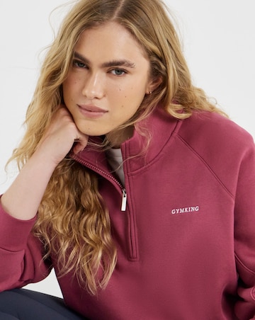 Gym King 365 Raglan Sleeve Funnel Neck
