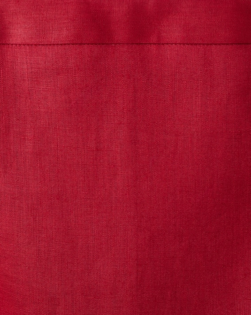 Mango Linen Midi Skirt
