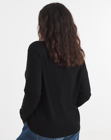 Fine Gauge Scallop Edge Cardigan