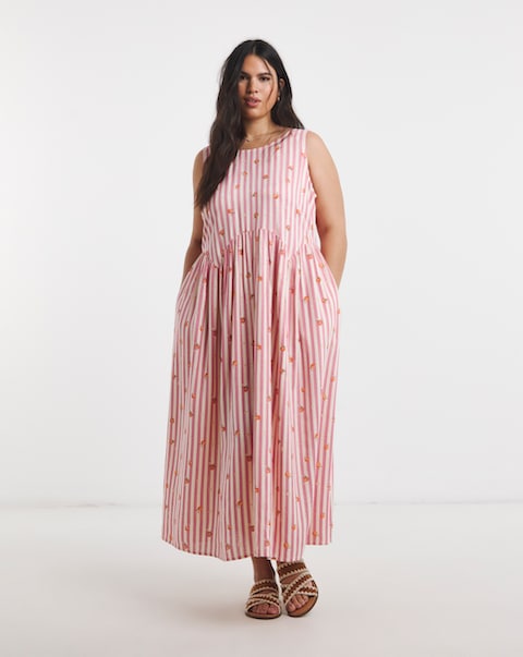 Apron Midi Dress