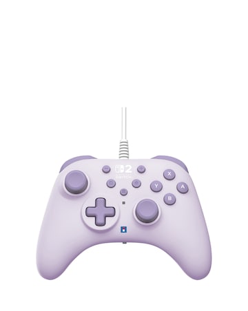 HORI HORIPAD Turbo Wired Controller for Nintendo Switch 2 - Cozy Lavender