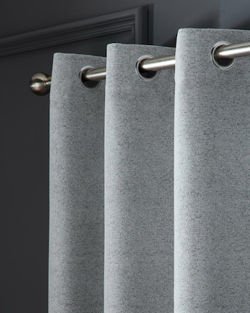 Curtina Velvet Chenille Dimout Eyelet Curtains