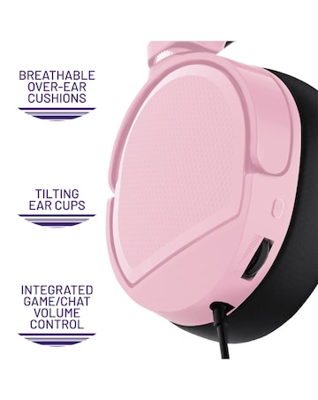 Stealth PANTHER Gaming Headset for PS5, PS4, Xbox, Switch, PC - Blush