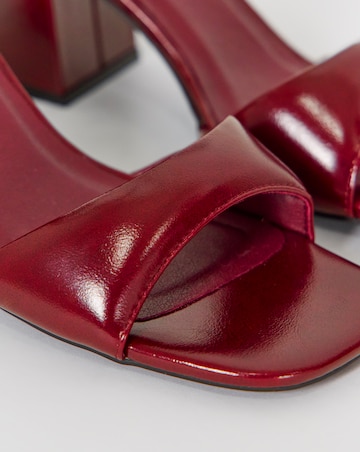 Coco Barely There Block Heel Sandals - Extra Wide Fit (EEE)