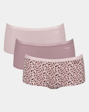 Sloggi Go Crush 3 Pack Short Knickers