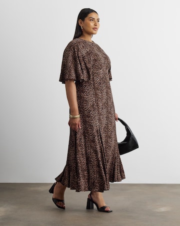 Joanna Hope Animal Print Tea Dress