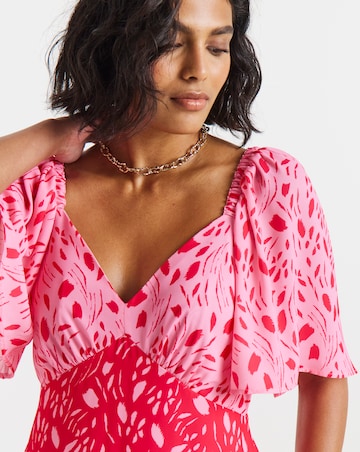 Twisted Wunder Chiffon Maxi Dress