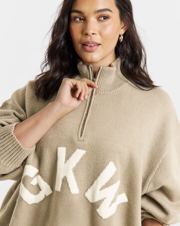 Gym King Restore 1/4 Zip Funnel Neck