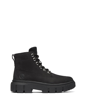 Timberland Black Greyfield Lace Up Boots - Standard Fit (D)