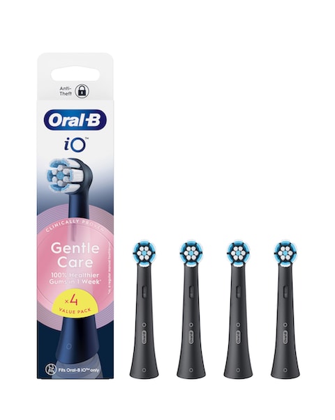 Oral-B iO Gentle Clean Black Refill heads 4 Pack