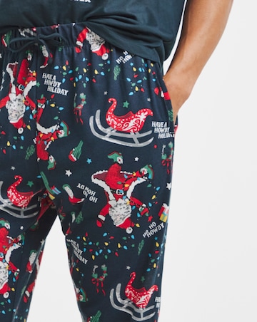 Pretty Secrets Western Santa Family Pyjamas - Mens