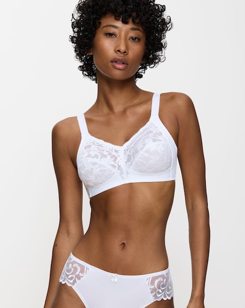 Triumph Delicate Doreen Full Cup Non Wired Bra White