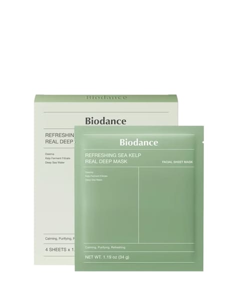 Biodance Refreshing Sea Kelp Real Deep Mask 4pk