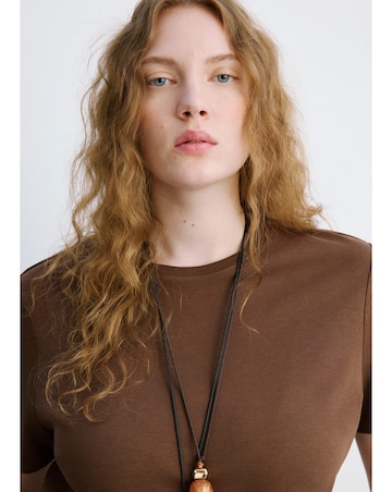 Mango Short-Sleeved Cotton T-Shirt