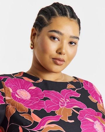 Joanna Hope Printed Crepe Blouse