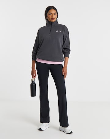 Gym King Script Mindset 1/4 Zip Funnel Neck