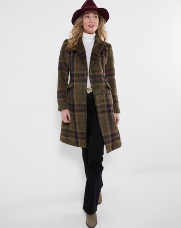 Joe Browns Tessa Asymmetric Check Coat