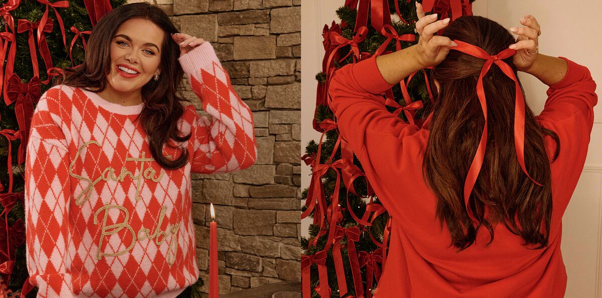 Scarlett Moffatt wears Simply Be