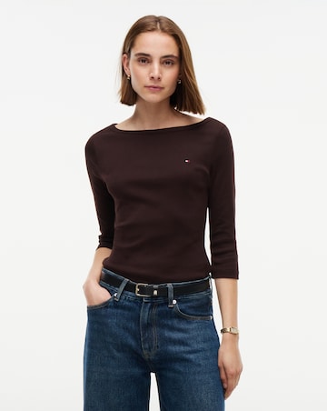 Tommy Hilfiger Cody Boat Neck 3/4 Sleeve T-Shirt