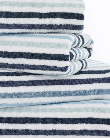 Deyongs Bliss Linear 100% Cotton 550GSM Striped Towel