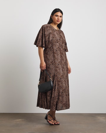 Joanna Hope Animal Print Tea Dress