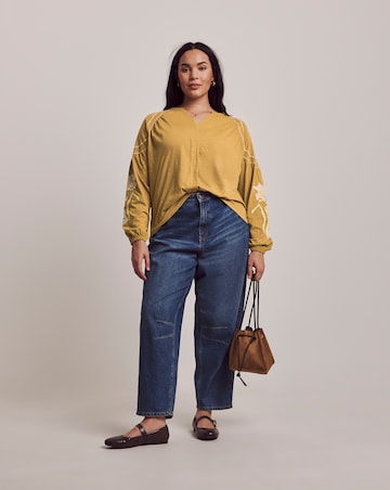 Julipa Embroidered Jersey Blouse
