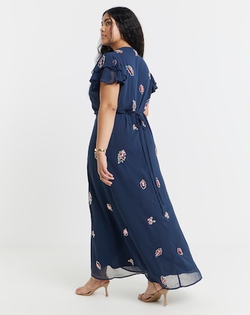 Hope & Ivy Joslin Embellished Maxi Dress