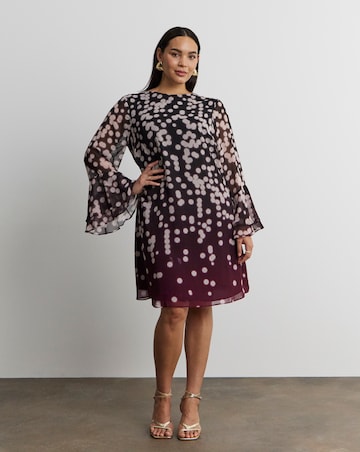 Joanna Hope Chiffon Shift Dress