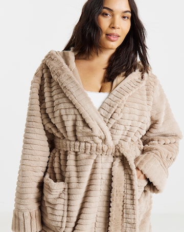 Pretty Secrets Luxury Hooded Dressing Gown