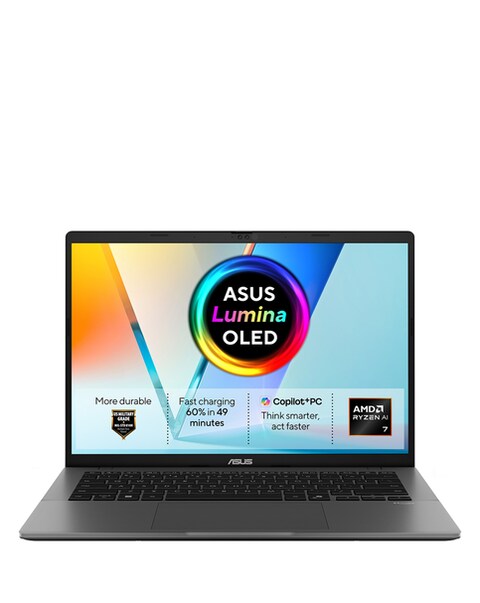 ASUS Vivobook 14 Laptop - 14in Ryzen AI 7 16GB 1TB FHD OLED - Grey