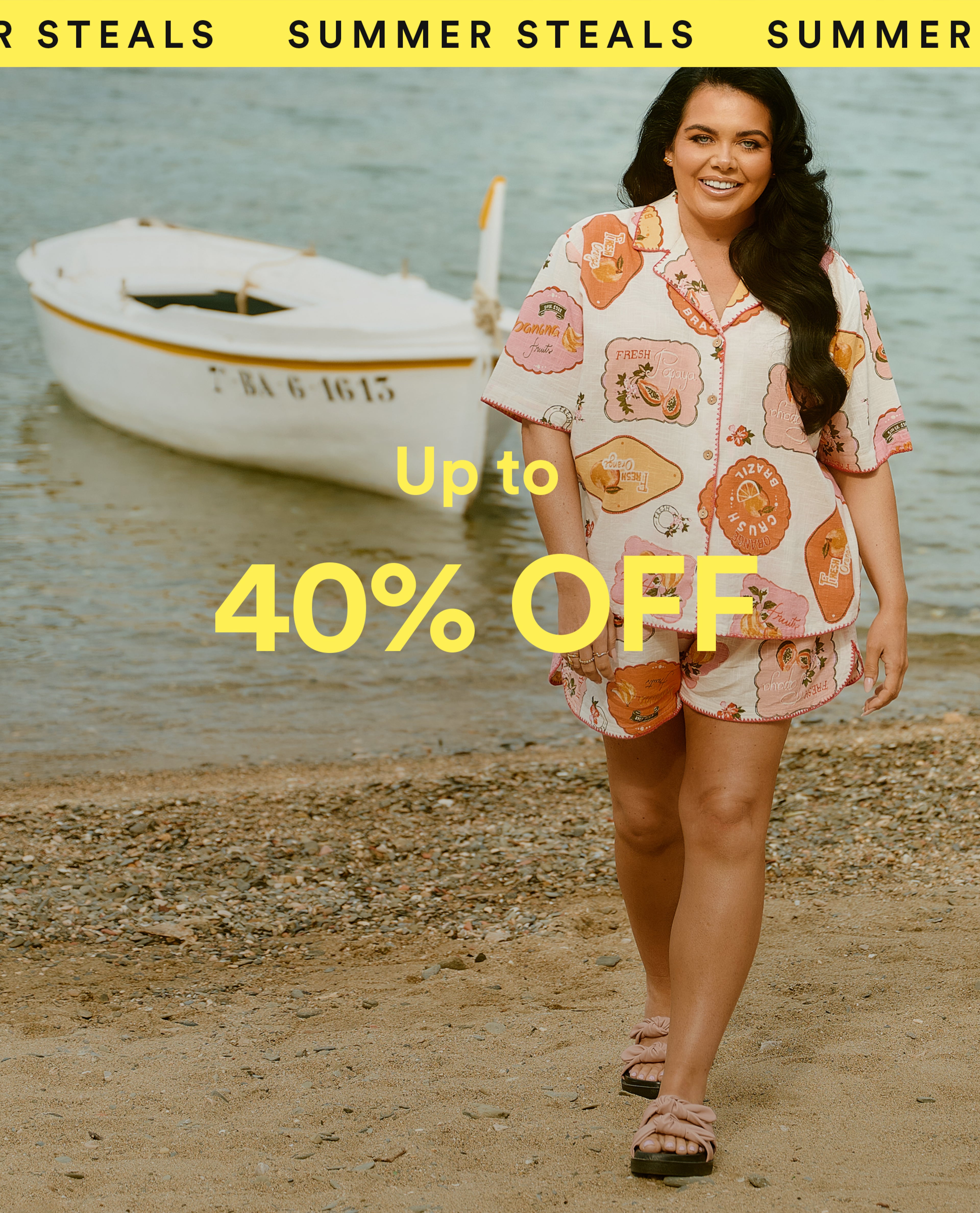 Summer steals up to 40% off