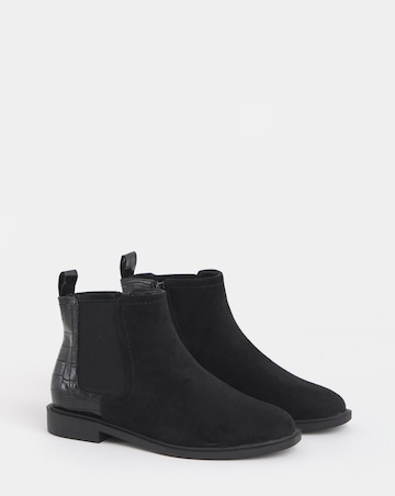 Helina Classic Ankle Chelsea Boots - Wide Fit (E)