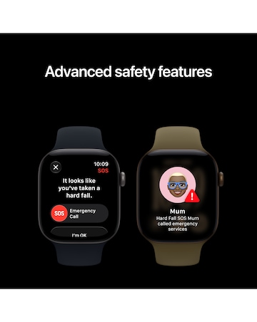 Apple Watch Series 12 GPS 42mm - Black Aluminium/Black Sport Band - S/M