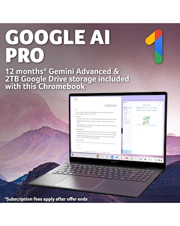 Acer Chromebook Plus 516 - 16in Intel Core i3 8GB 128GB WUXGA - Iron