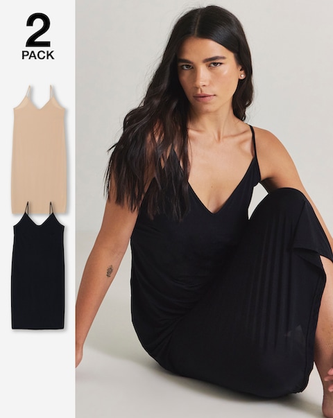 Pretty Secrets (2 Pack) Maxi Full Slips