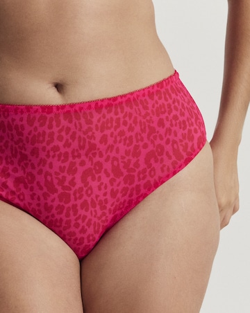 Lemonade Dolls Leopard Mesh Brief Pink