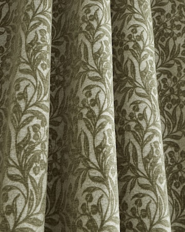 Bianca Chenille Leaves Curtains
