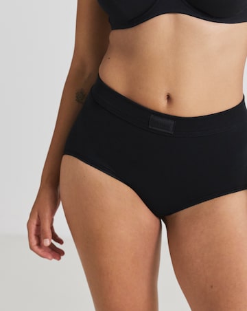 Sloggi (2 Pack) Cotton Double Comfort Maxi Knickers Black