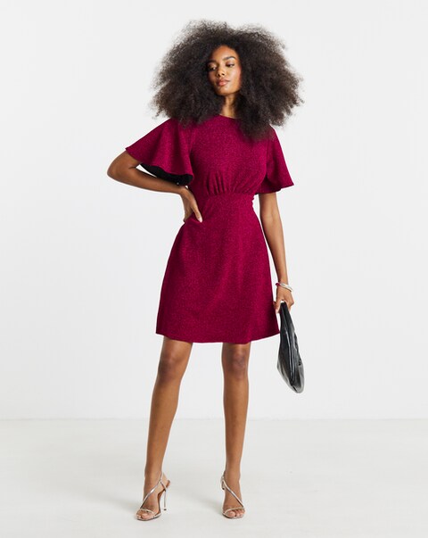 Twisted Wunder Ziggy Galaxy Foil Mini Dress
