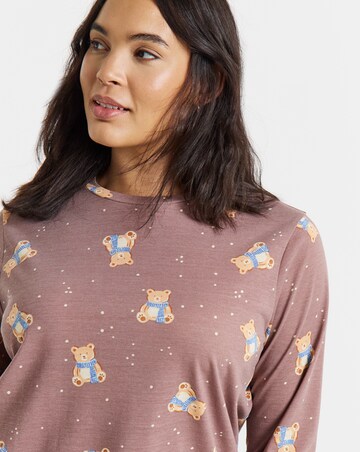 Pretty Secrets Value Bear Print Pyjama Set