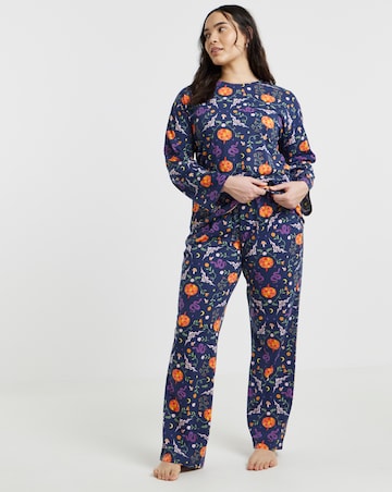 Pretty Secrets Halloween Printed Pyjama Set