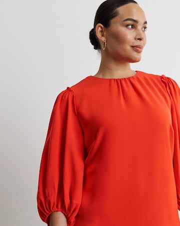 Joanna Hope Ballon Sleeve Shift Dress