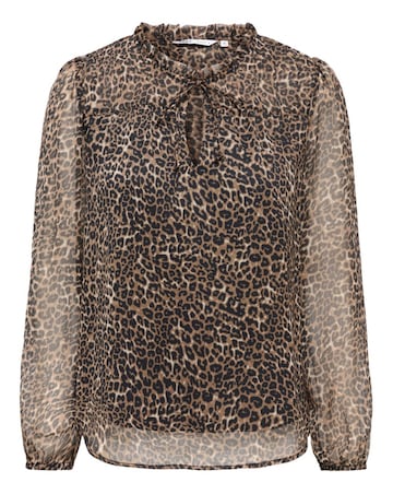 ONLY DITSY ANIMAL PRINT BLOUSE