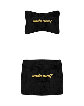 Anda seaT Phantom 3 Premium Large Gaming Chair - Black (Golden logo)