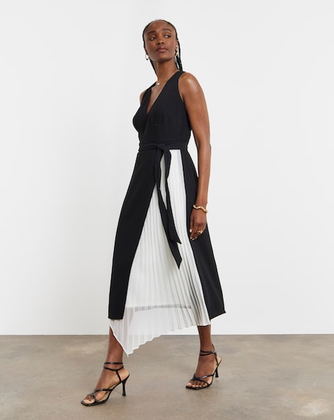 Joanna Hope Dress With Pleated Panel