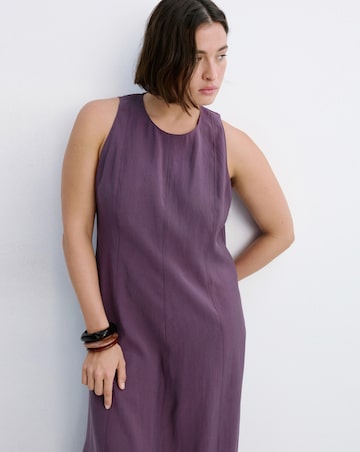 Mango A-Line Dress With Seam Detail