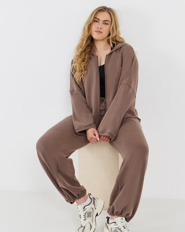 Sculpt Activewear Oversized Modal Zip Hoodie