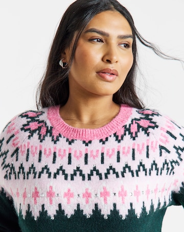 Diamante Fair Isle Jumper