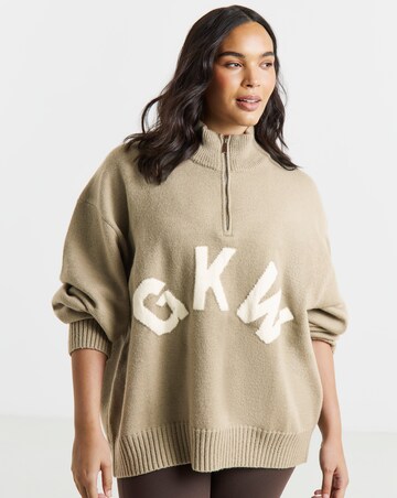 Gym King Restore 1/4 Zip Funnel Neck